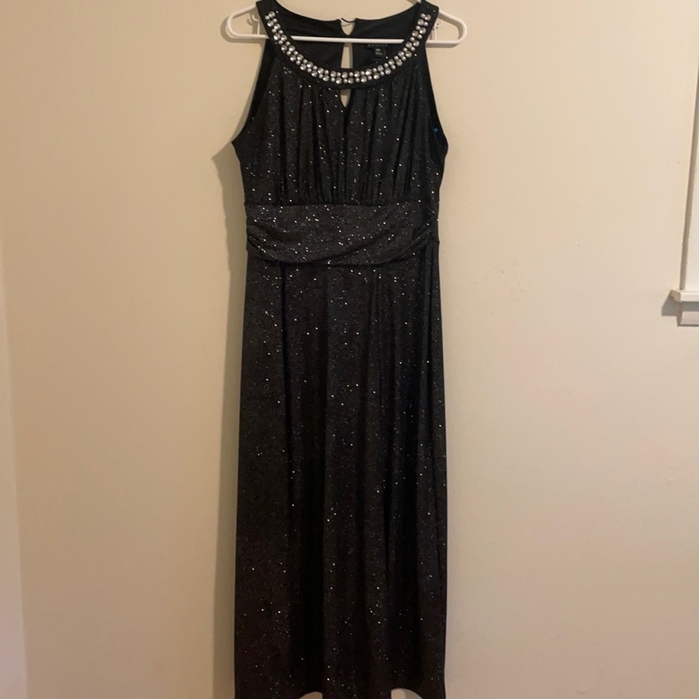 Black shimmery dress